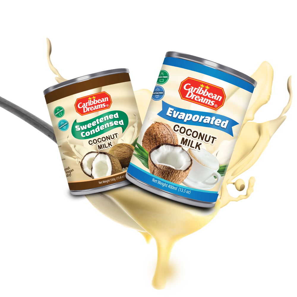 Caribbean Dreams Non Dairy Coconut Evaporated Milk and Coconut Condensed Milk
